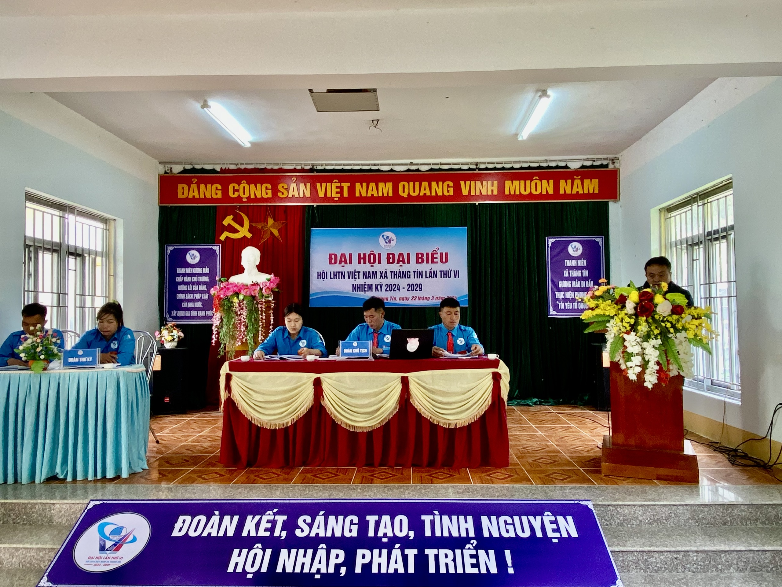 Đại hội Hội LHTN Việt Nam xã Thàng Tín lần thứ VI, nhiệm kỳ 2024 - 2029