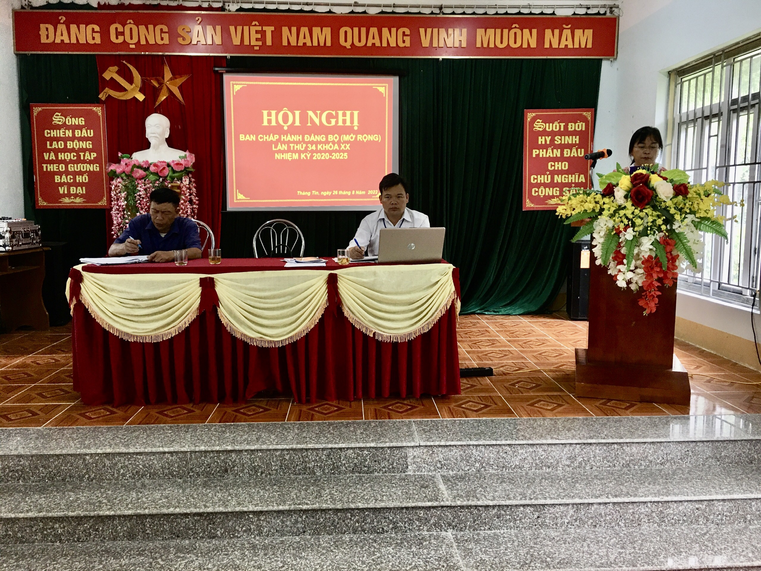 Xã Thàng Tín tổ chức Hội nghị BCH Đảng bộ xã lần thứ 34 nhiệm kỳ 2020 - 2025